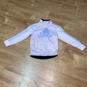 adidas Toddler Girl 4T Pink and Purple Jacket